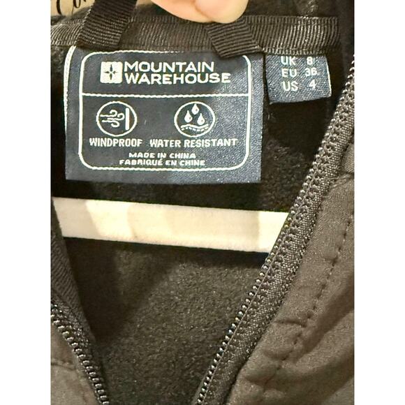 Mountain Warehouse Exodus Water Resistant Softshell Jackets Jet Black Women's XS - Picture 7 of 8